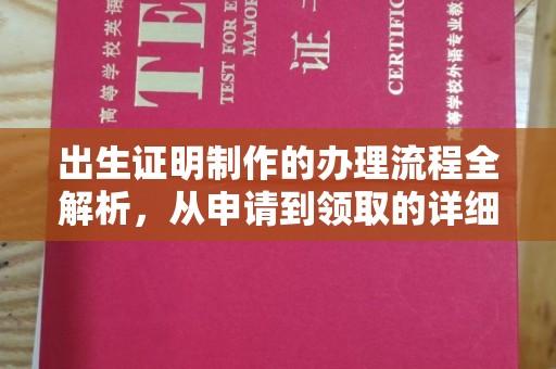 屯留出生证明制作的办理流程全解析，从申请到领取的详细指南