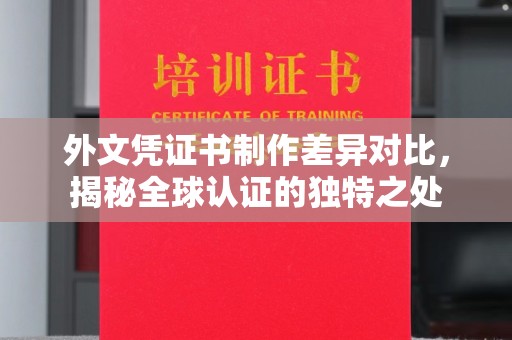 屯留外文凭证书制作差异对比，揭秘全球认证的独特之处