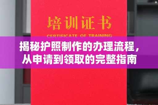 屯留揭秘护照制作的办理流程，从申请到领取的完整指南