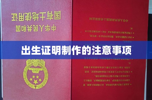 屯留出生证明制作的注意事项